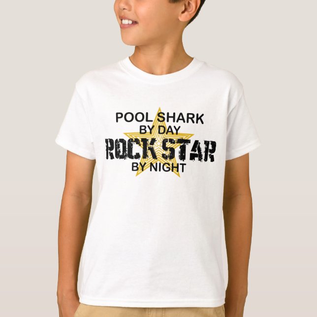 Pool Shark Rock Star by Night T-Shirt (Front)