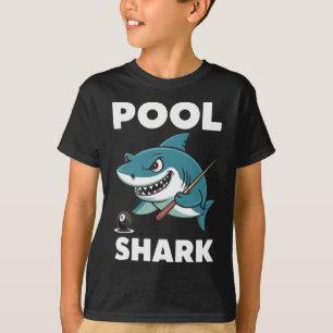 Pool Shark Snooker Player Funny Billiards T-Shirt