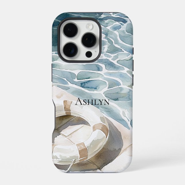 Pool Side  iPhone Case (Back)