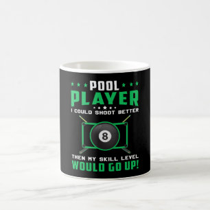 Pool Snooker Billiard 8 Ball Billiards Funny Gift Coffee Mug