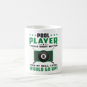 Pool Snooker Billiard 8 Ball Billiards Gift Idea Coffee Mug