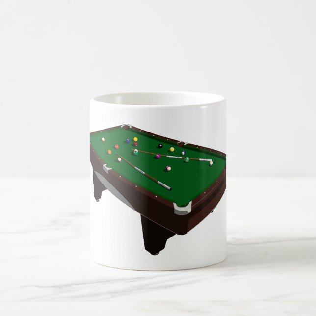 Pool Table Coffee Mug (Center)