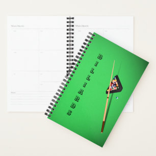 Pool Table Cue Stick and Balls Planner