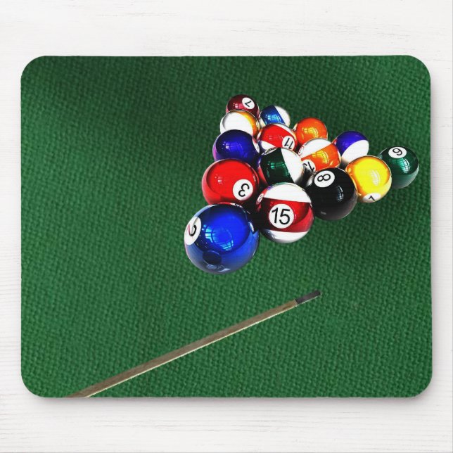Pool Table Mouse Pad (Front)