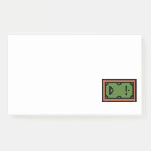 pool-table post-it notes