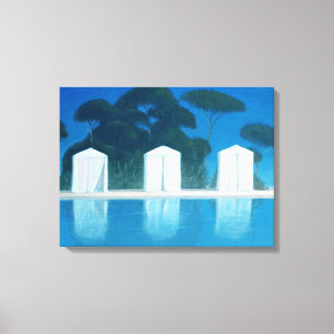 Pool Tents Canvas Print