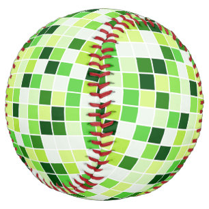 Pool Tiles, Green Mosaic Tiles, Geometric Pattern Softball