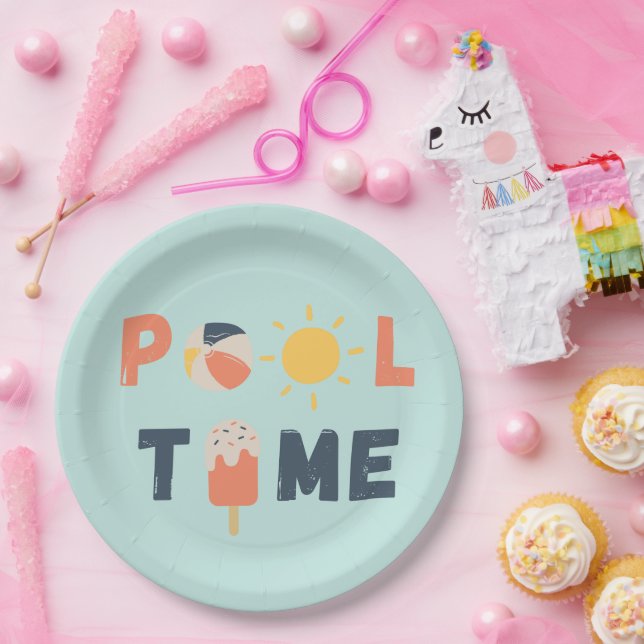 pool time. Party Plates & Supplies (Party)
