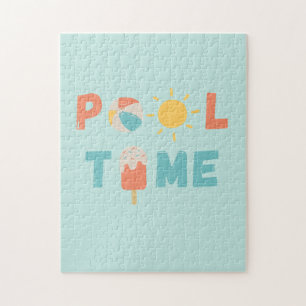 pool time. Puzzle