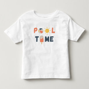 pool time. Toddler T-Shirt & Tops