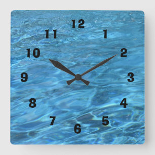 Pool Time Wall Clock