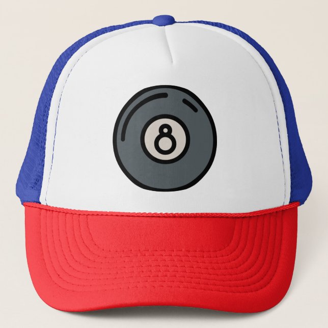 pool trucker hat (Front)