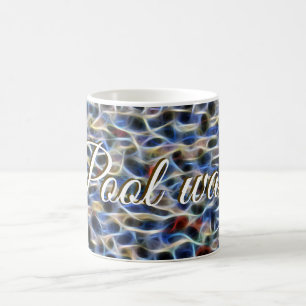 Pool water a art concept by Glitch2 Designs Coffee Mug