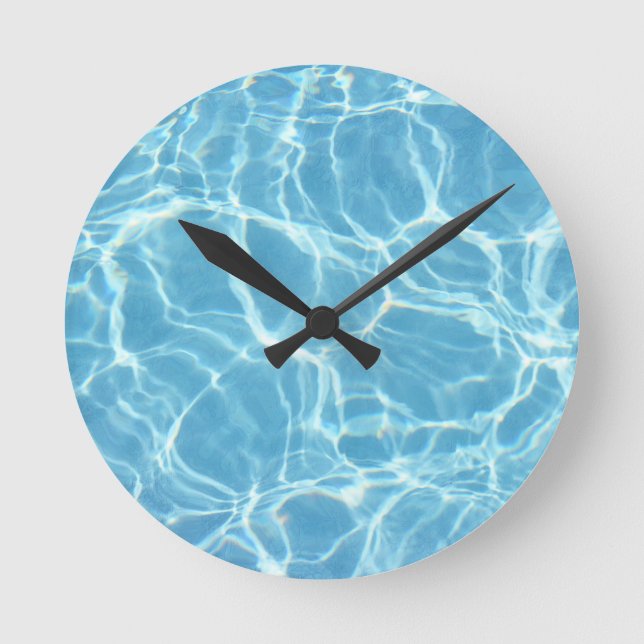 Pool Water Wall Clock (Front)