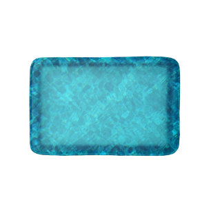 Pool Water with Border Bath Mat