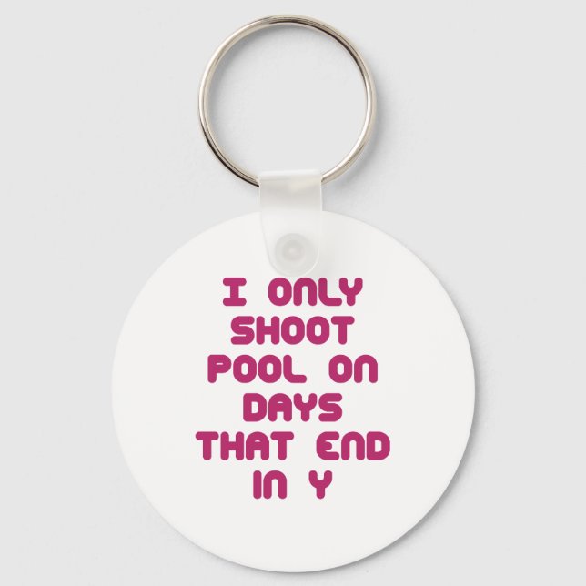 PoolChick Days Key Ring (Front)