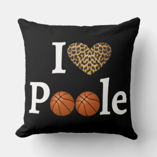 Poole Party Cheetah Pattern, Throw Pillow