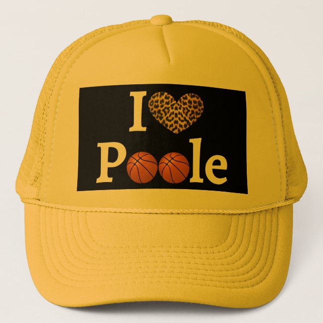 Poole Party Cheetah Pattern, Trucker Hat (Front)