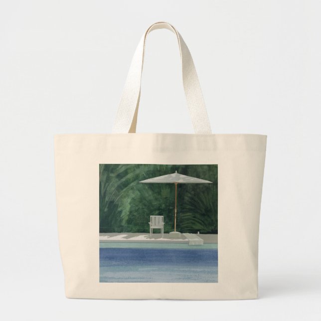 Poolside 1994 large tote bag (Front)