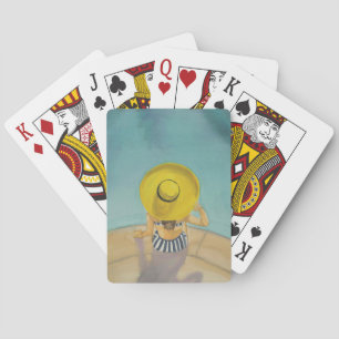 Poolside Beauty Playing Cards