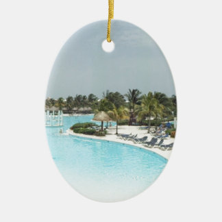poolside ceramic tree decoration