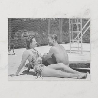 Poolside Fandom Postcard