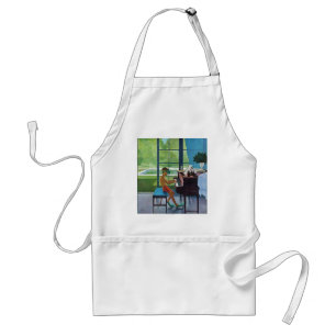 Poolside Piano Practice Standard Apron