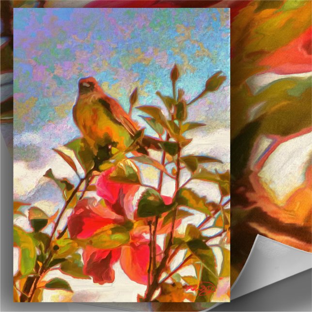 Poolside Singer 2338 Art Print (Creator Uploaded)