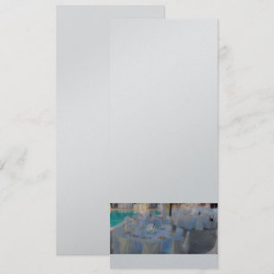 POOLSIDE WEDDING DINNER INVITATION