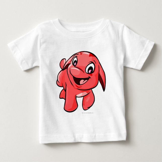 Pooogle Red Baby T-Shirt (Front)