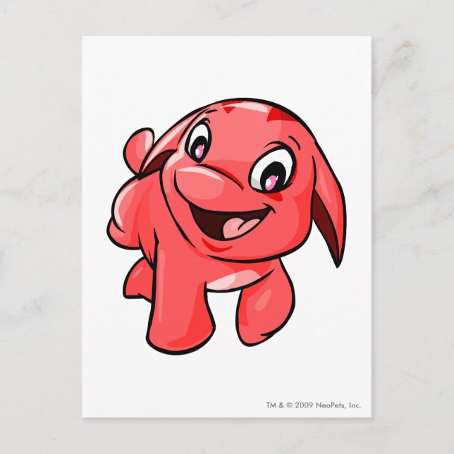 Pooogle Red Postcard (Front)