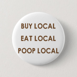 POOP1 6 CM ROUND BADGE