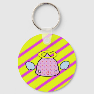 Poop Angel Key Ring