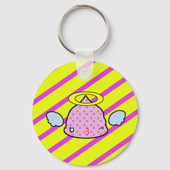 Poop Angel Key Ring (Front)