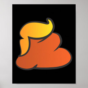 Poop Anti Trump T Shirt Poster