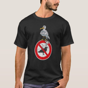 Poop Bird Crouchy Seagull Seagull T-Shirt