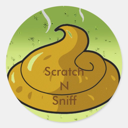 Image of POOP Classic Round Sticker