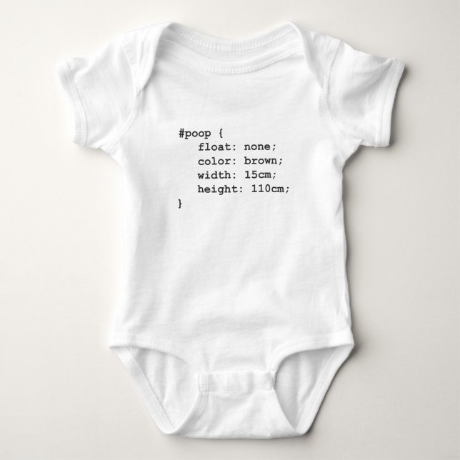 #poop CSS Shirt (Front)