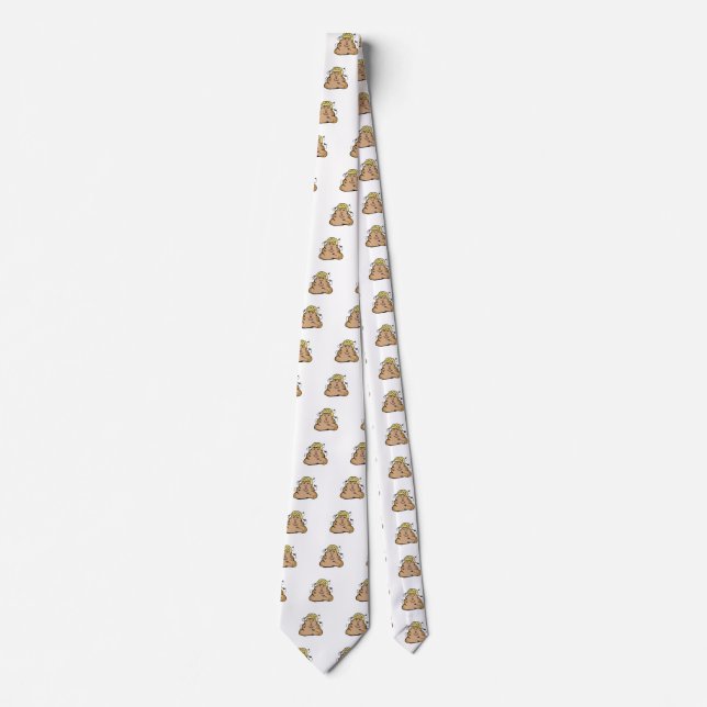 poop donald trump tie (Front)