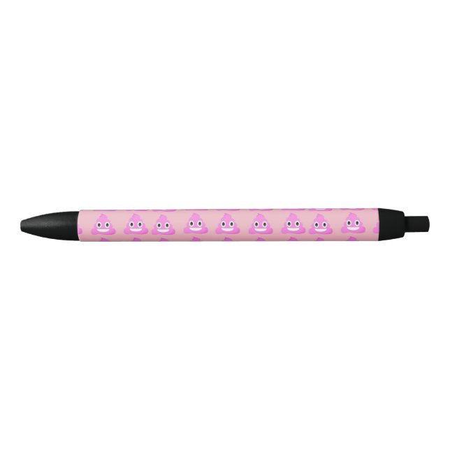poop emoji black ink pen (Front)