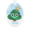 Poop Emoji Christmas Ornament