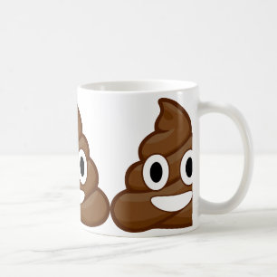poop emoji coffee mug