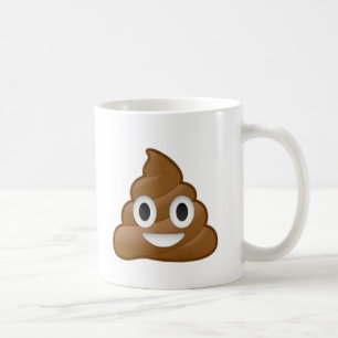 Poop emoji coffee mug