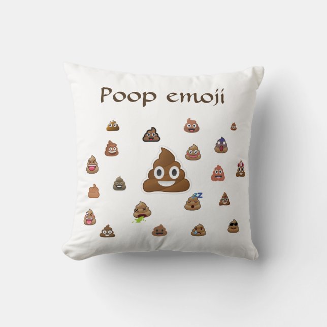 Poop Emoji Cushion (Front)