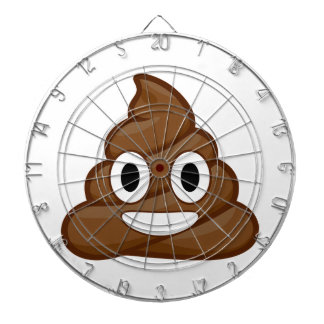 poop emoji dartboard