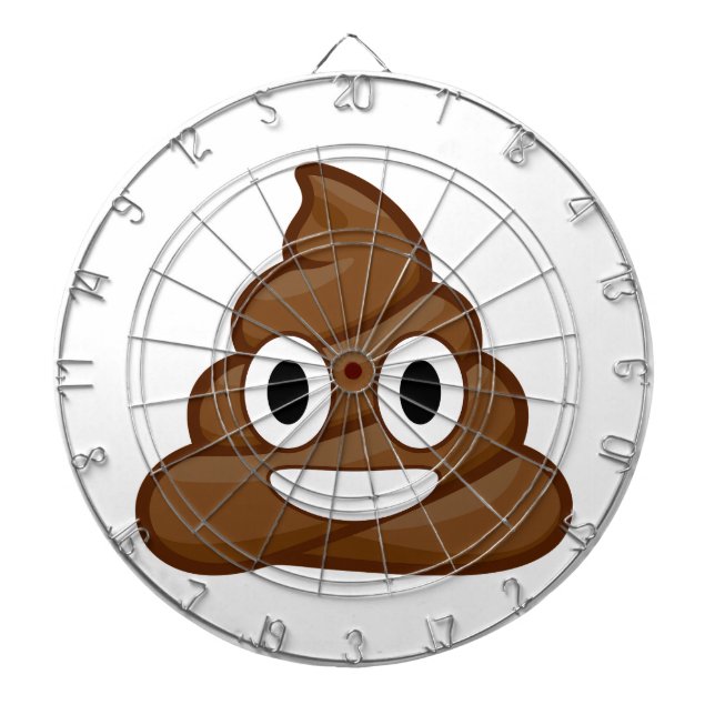 poop emoji dartboard (Front)