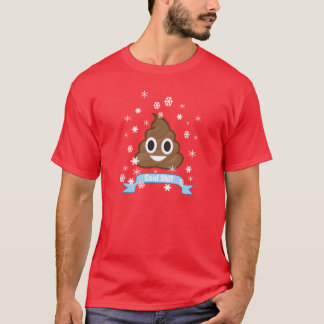 Poop Emoji Funny Christmas T-shirt