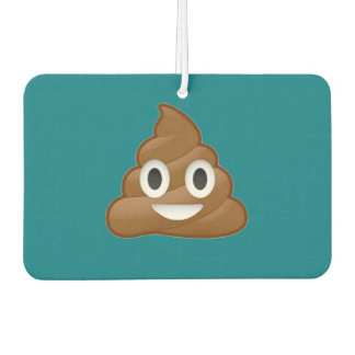Poop emoji heart air freshener
