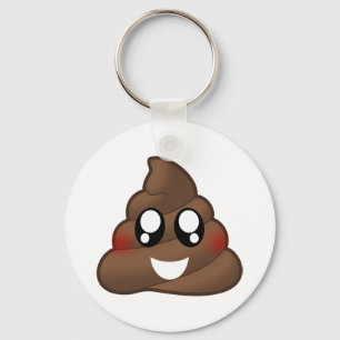 Poop Emoji Key Ring