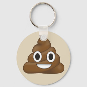 Poop Emoji Key Ring